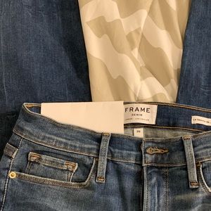 Frame Denim Le Skinny de Jeanne Crop